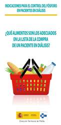 ¿Qué alimentos son los adecuados en la lista de la compra de un paciente en diálisis? Indicaciones para el control del fósforo en pacientes en diálisis