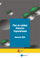 Plan de calidad Atención Especializada Memoria 2000