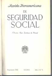 Revista Iberoamericana de Seguridad Social. N. 1, Año 1, mayo-junio 1952