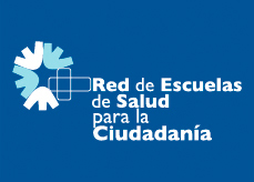 Logo red de escuelas de salud para la ciudadanía